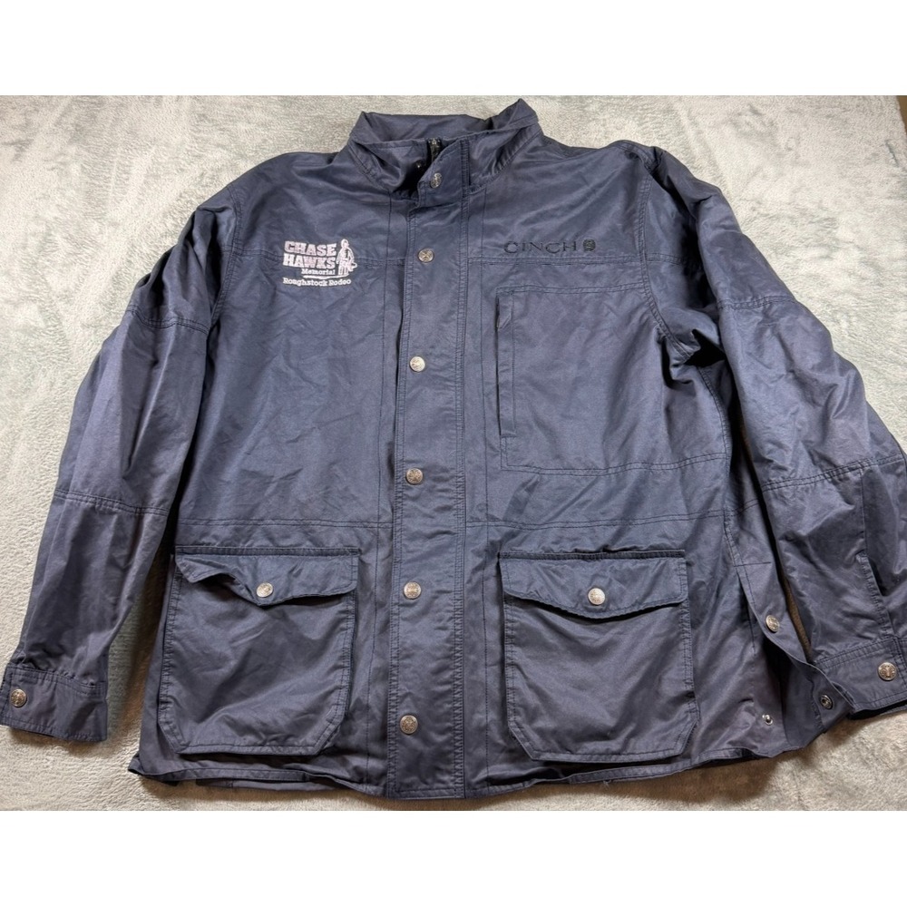 Cinch Western Ranch Jacket‎ XL Chase Hawks Rodeo Canvas Work Coat Cowboy
